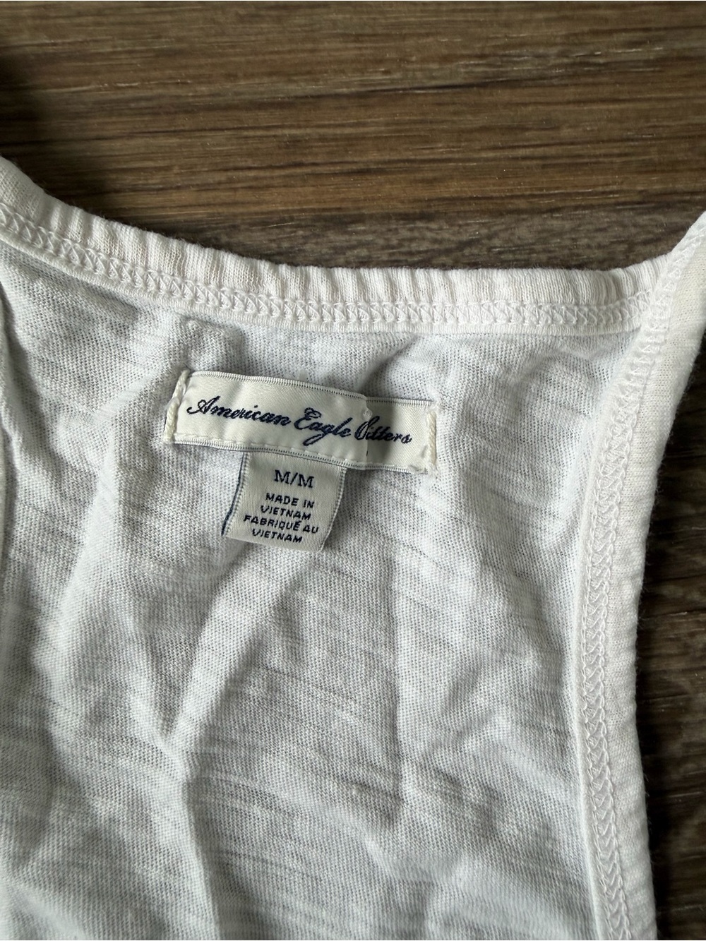 Y2K American Eagle Soft & Sexy Racerback Tank White M - Picture 4 of 5